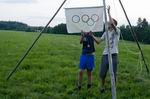Svěšení olympijské vlajky